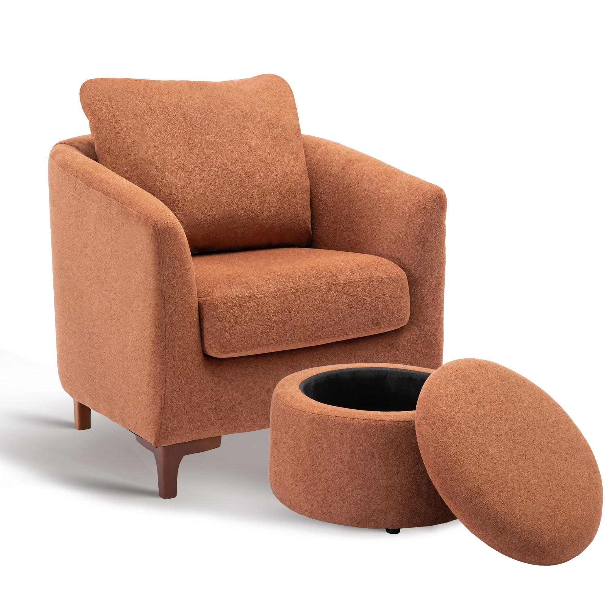 COLAMY SOLMI Scandi Cozy Accent Chair