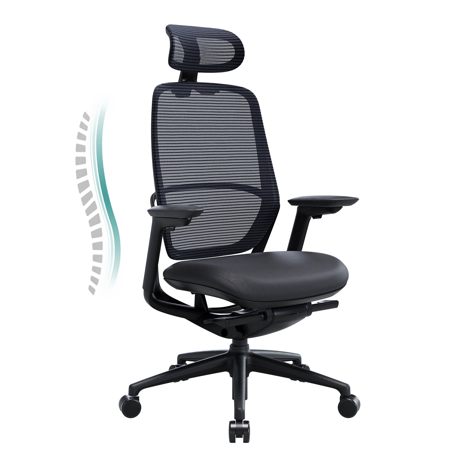 COLAMY Hina Ergonomic Mesh Office Chair Cap.300lbs