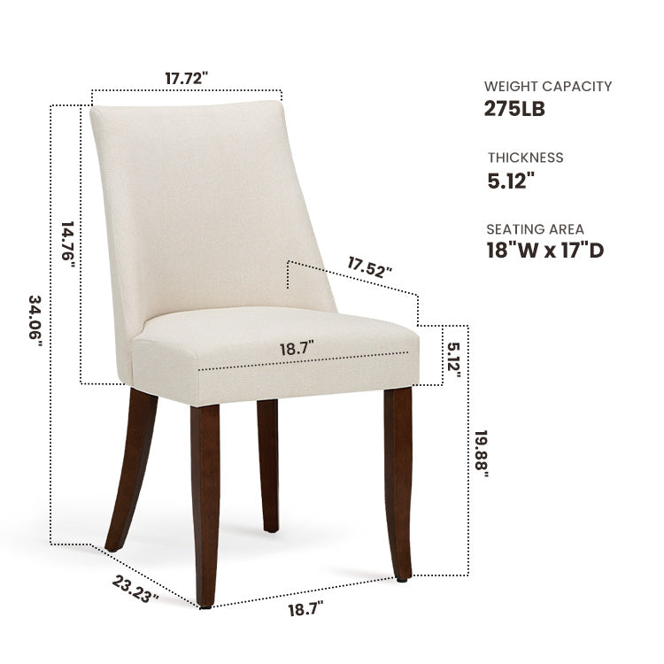 COLAMY KAVA Modern Casual Dining Chair