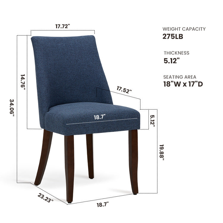 COLAMY KAVA Modern Casual Dining Chair