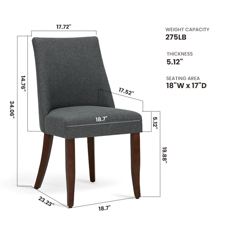COLAMY KAVA Modern Casual Dining Chair