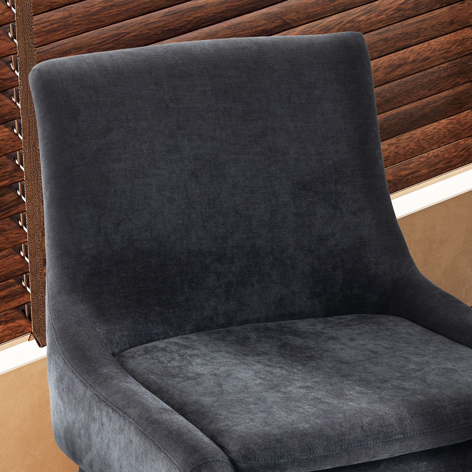 COLAMY MAIRA Transitional Neutral Dining Chair