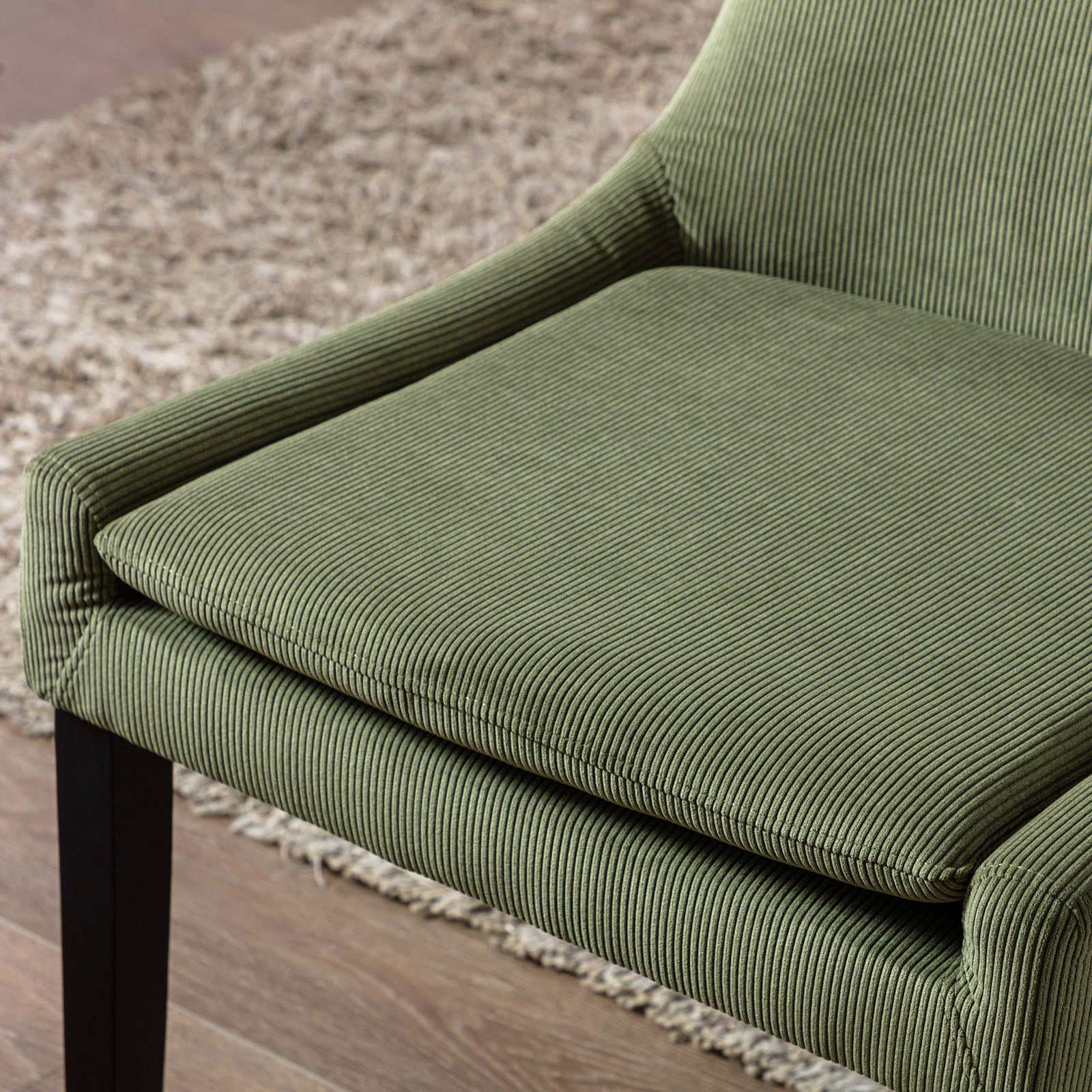COLAMY MAIRA Transitional Neutral Dining Chair