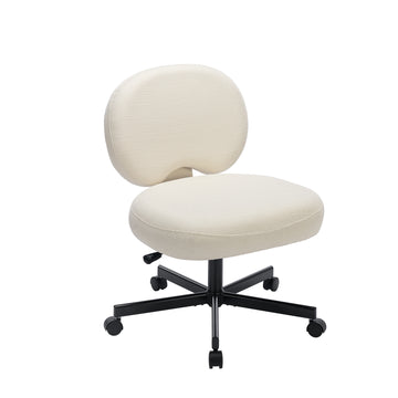 COLAMY Mid-back Ergonomic Swivel Vanity Office Chair Model.7309
