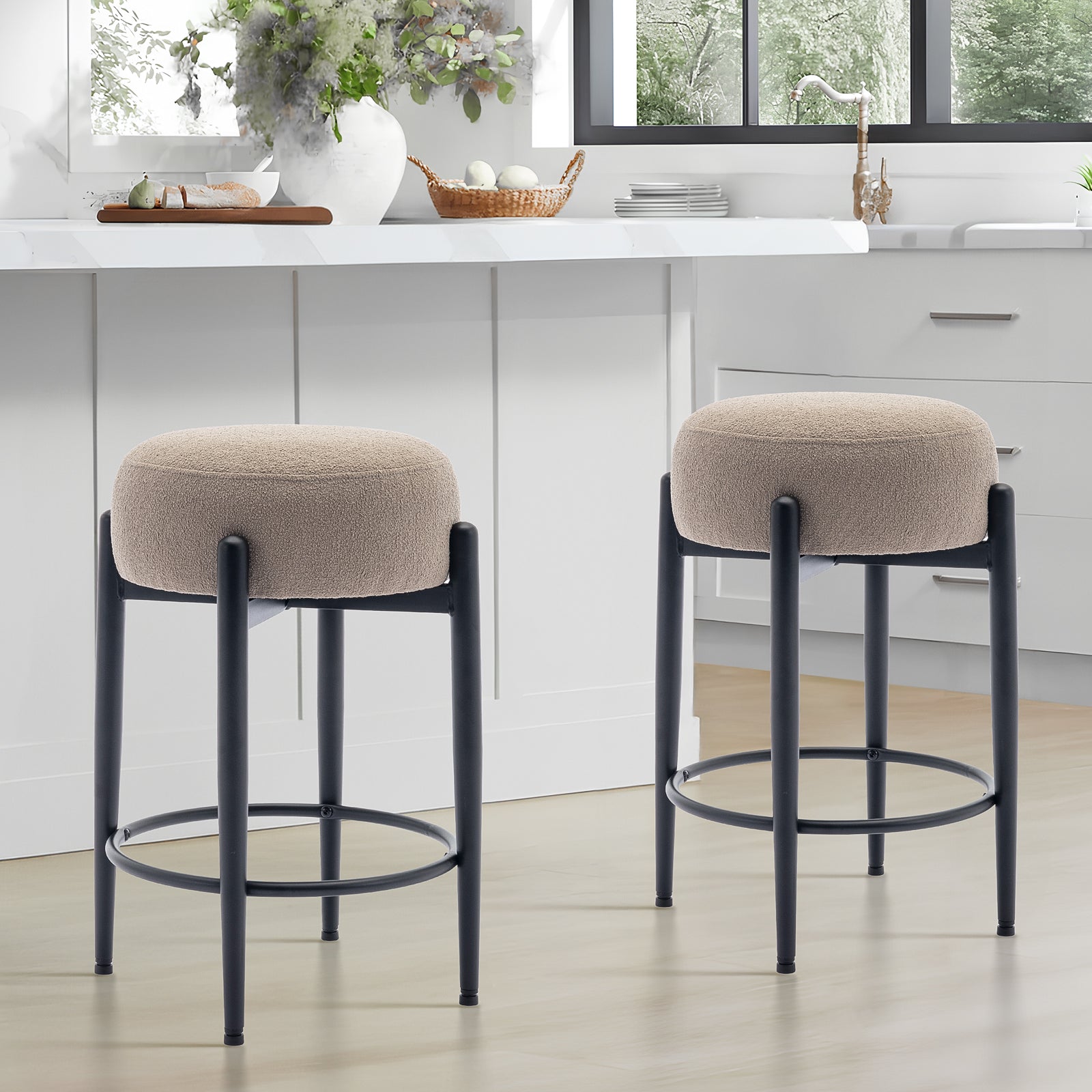 Backless padded bar stools outlet