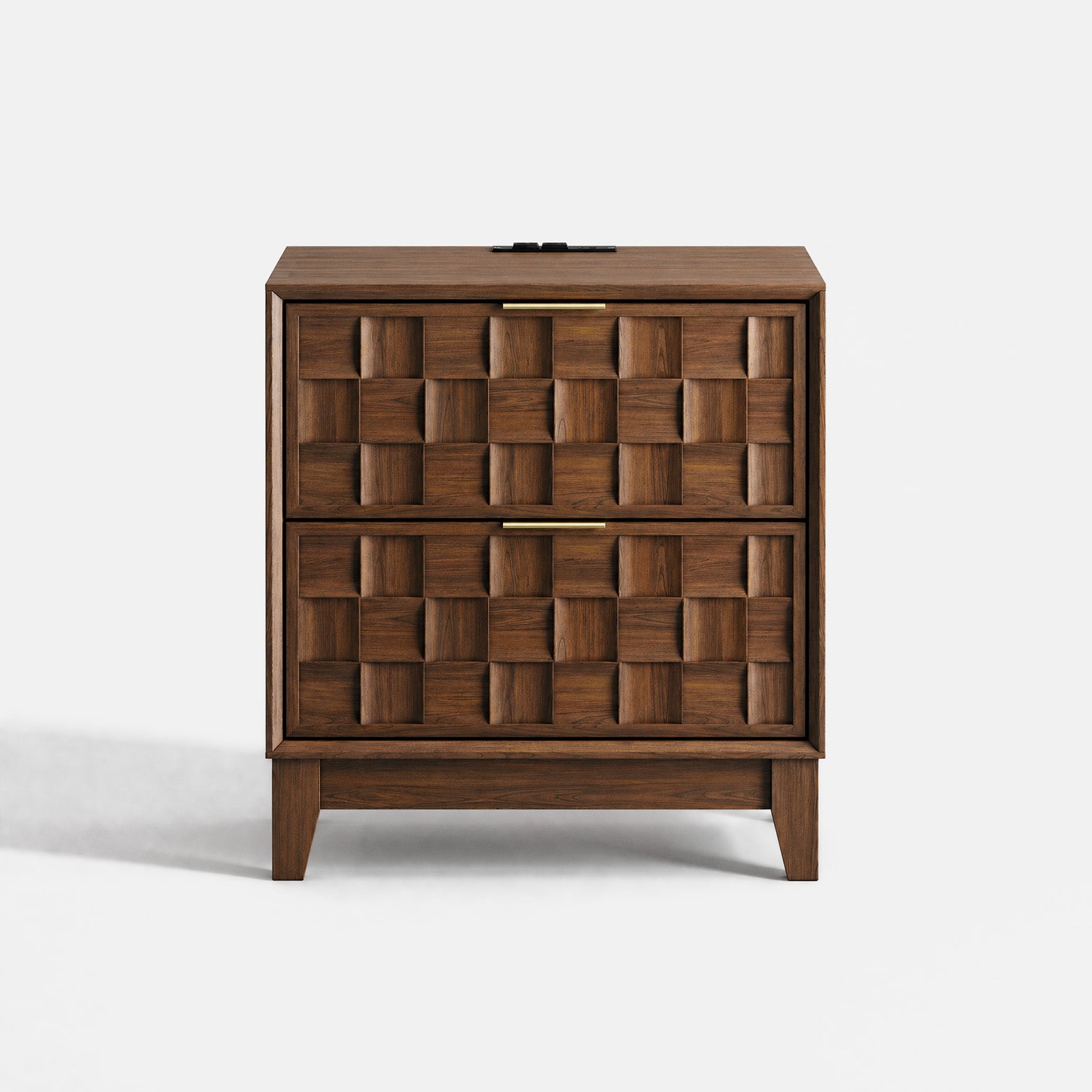 COLAMY PIXEL Nightstand with Charging Station