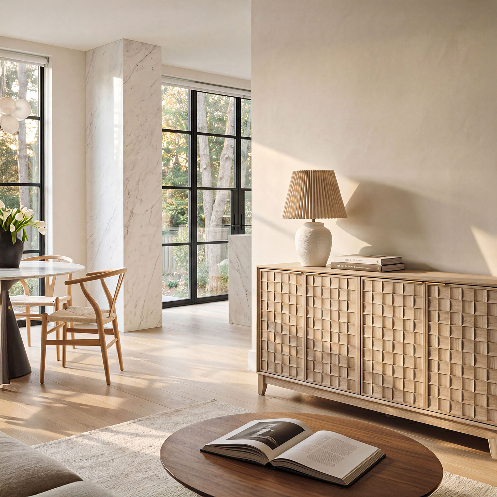 COLAMY PIXEL Sideboard Cabinet with Storage