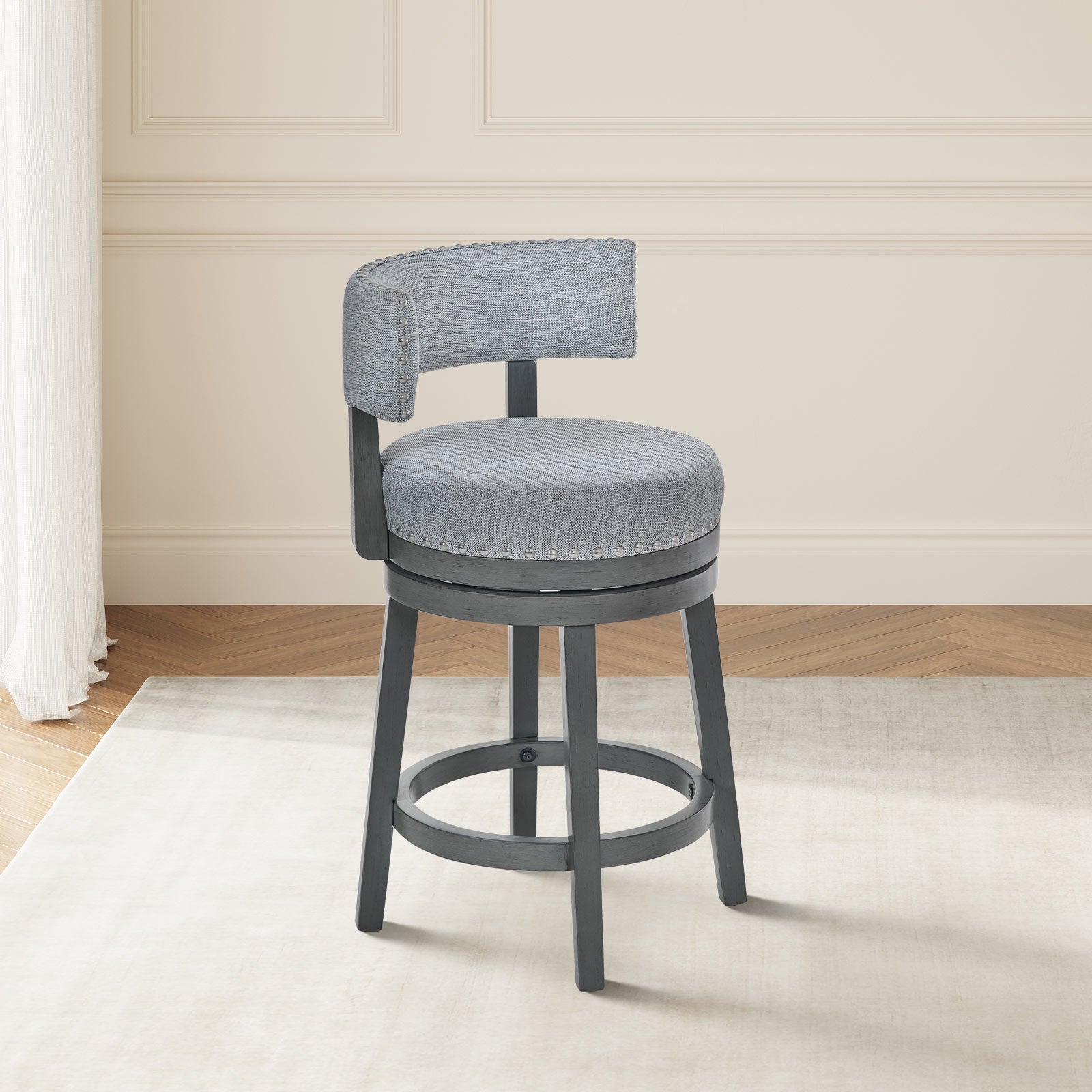 COLAMY RENO Vintage Industrial Dining Chair