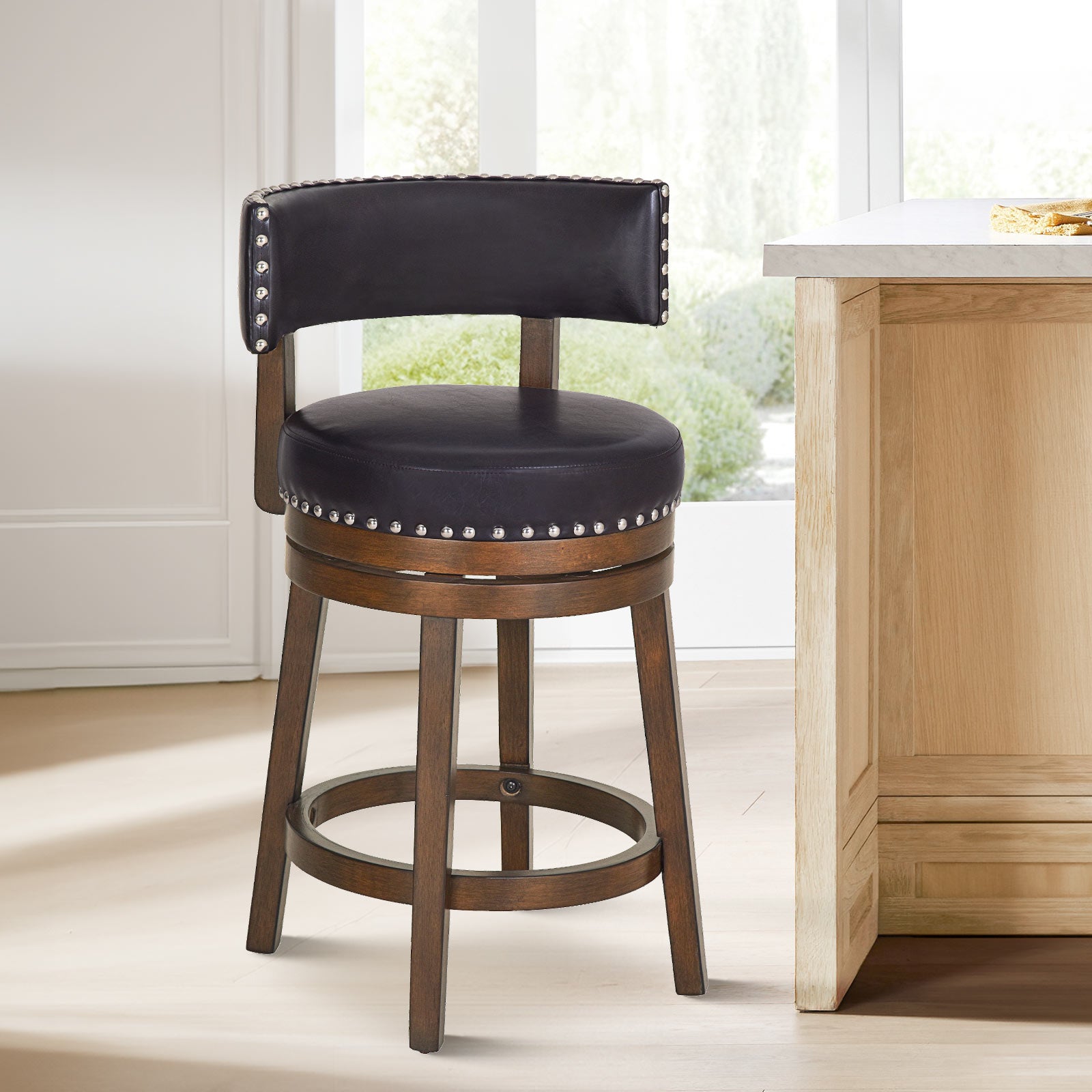 COLAMY RENO Vintage Industrial Dining Chair