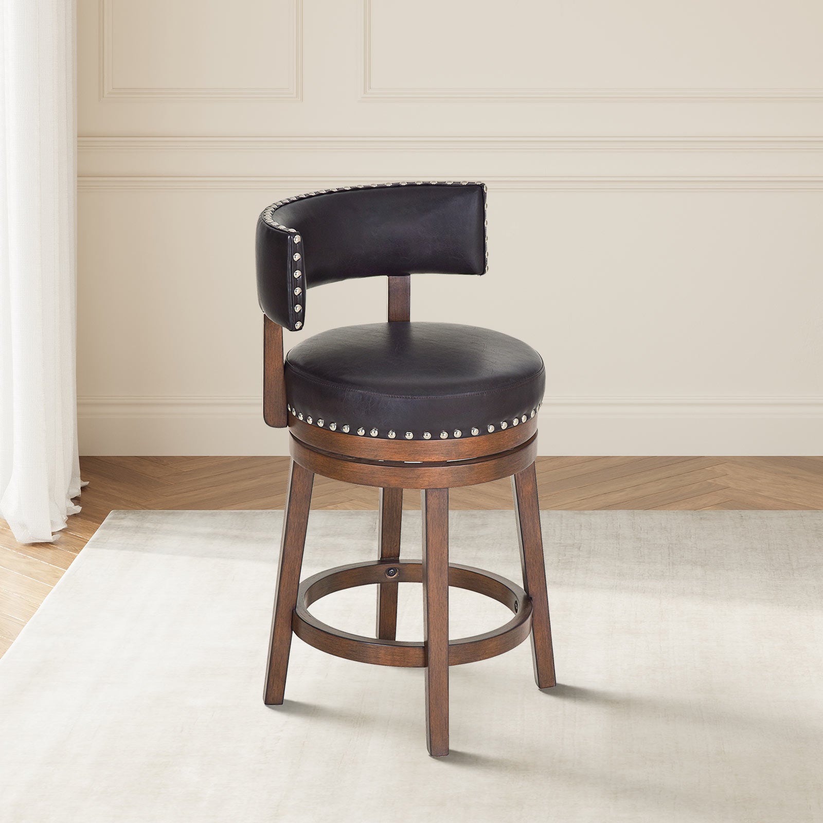 COLAMY RENO Vintage Industrial Dining Chair