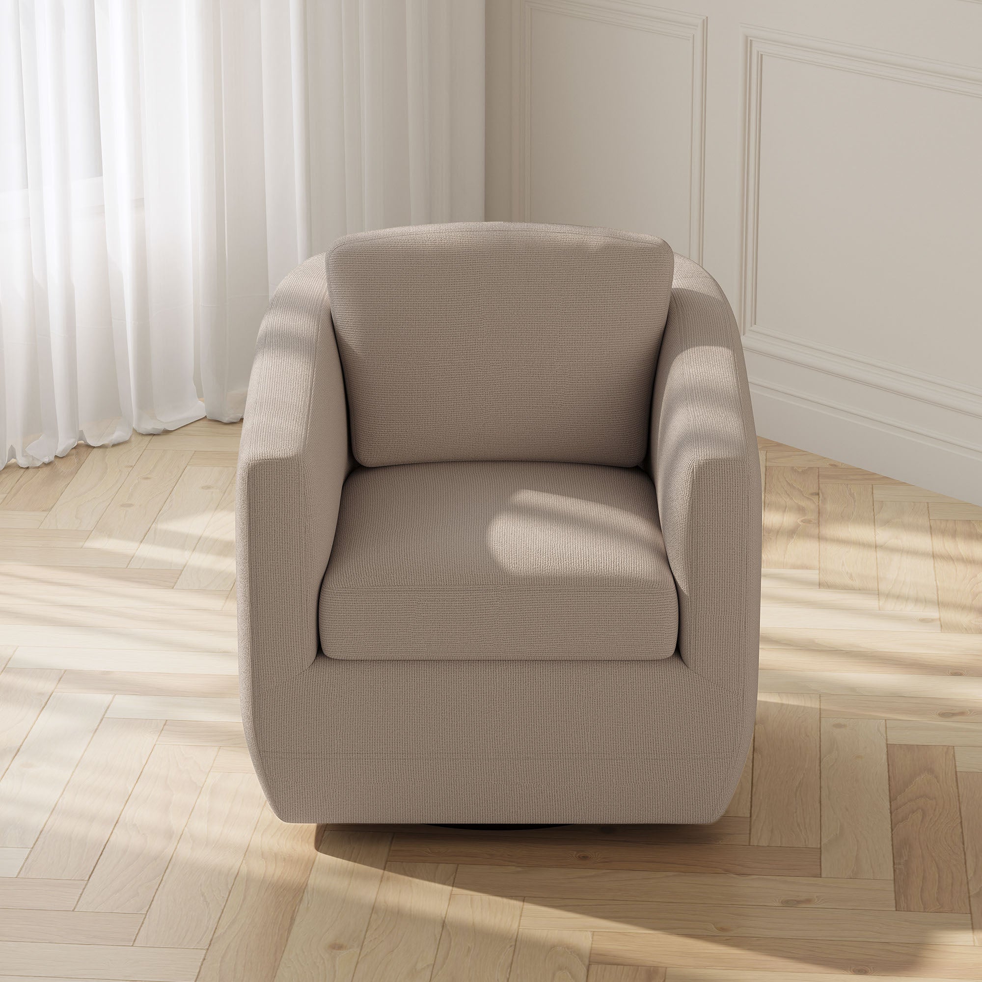 COLAMY REVA Modern Swivel Accent Chair