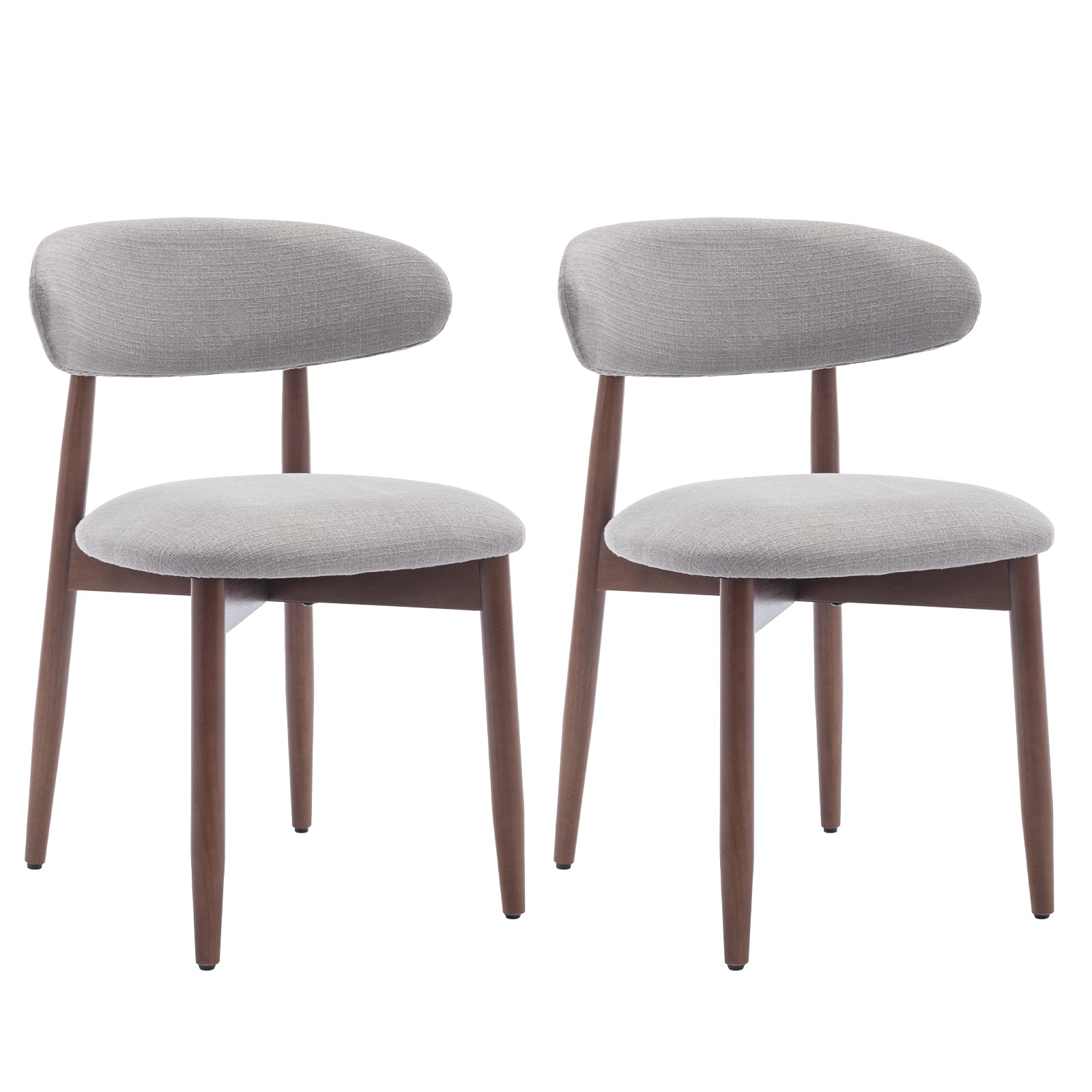 COLAMY Kitchen Chairs Wooden Frame Stylish Set of 2 4 6