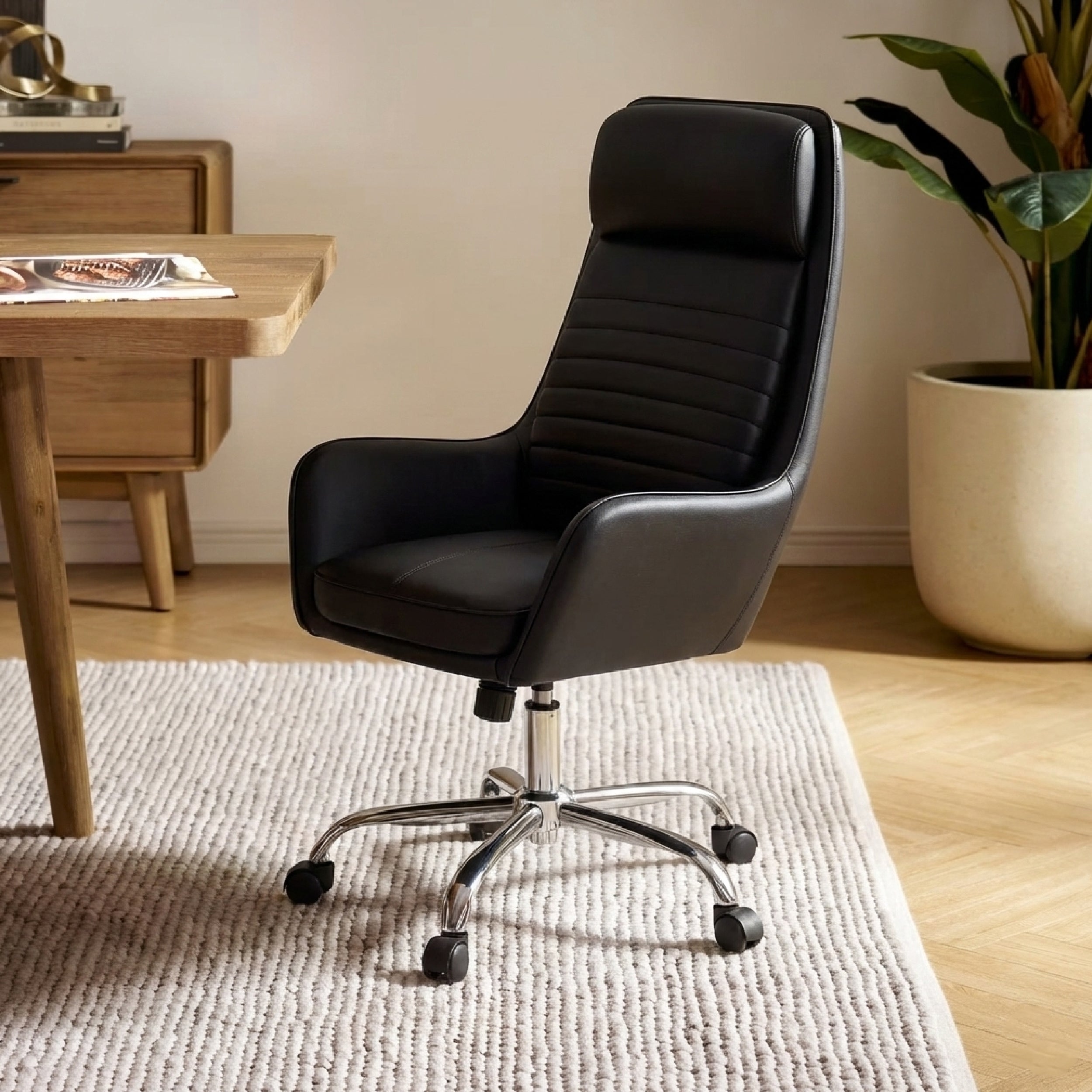 Colamy ELLIS Study & Home Office Swivel Chair with Casters