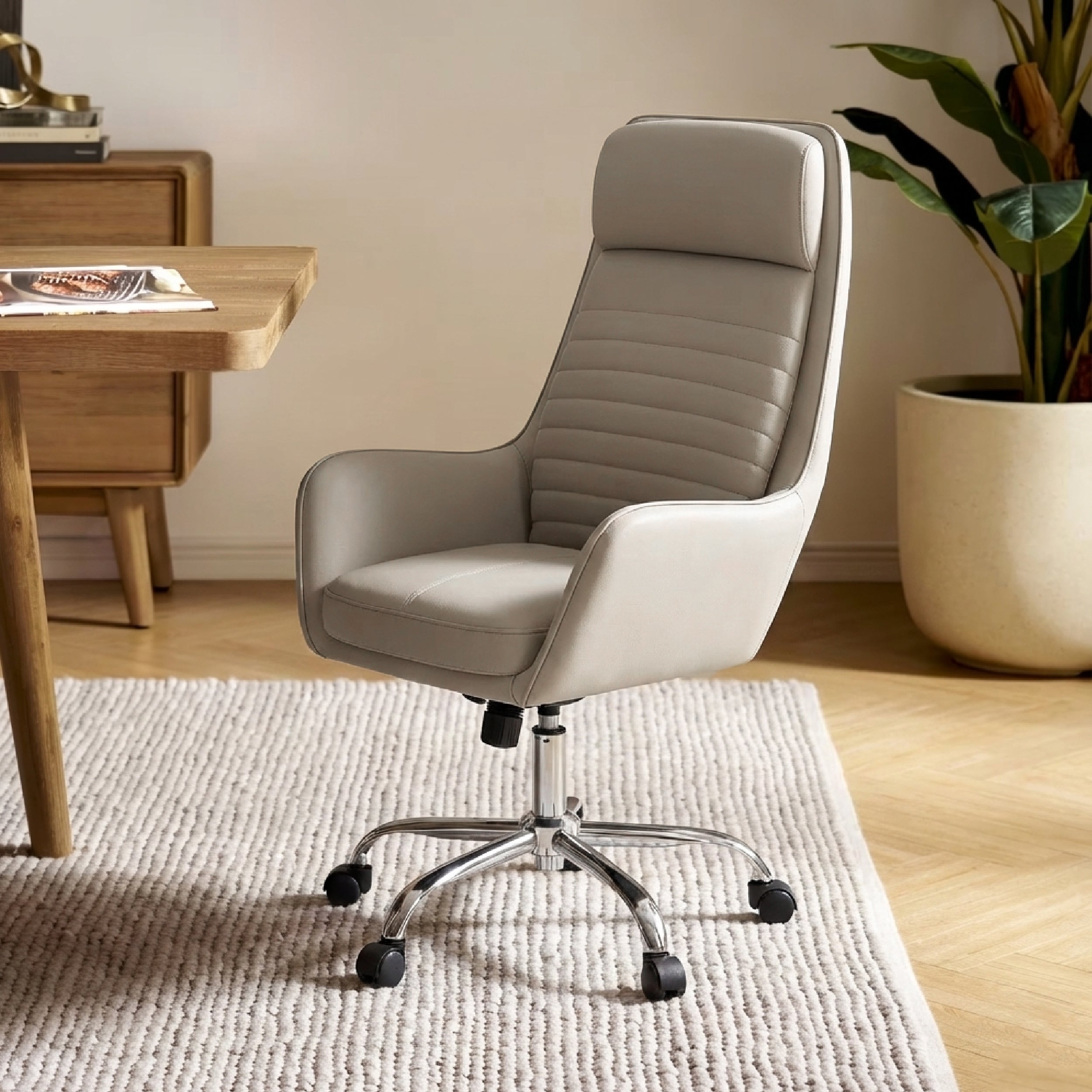 Colamy ELLIS Study & Home Office Swivel Chair with Casters