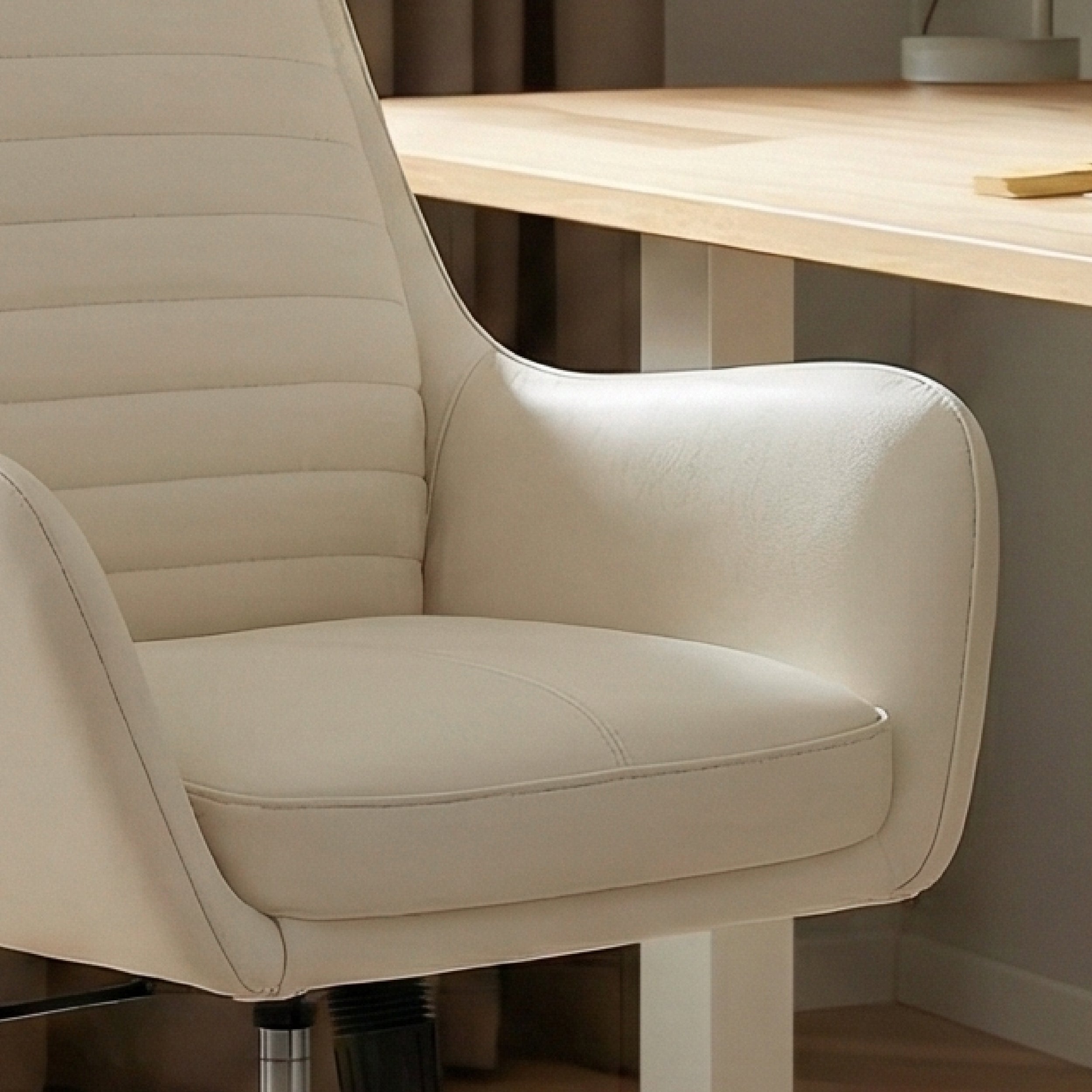 Colamy ELLIS Study & Home Office Swivel Chair with Casters