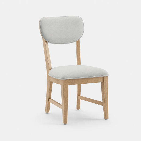 COLAMY PURA Solid Wood Dining Chair with OEKO-TEX® Fabric