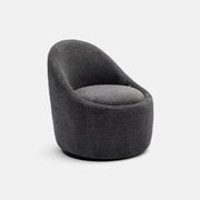 COLAMY Chenille Fabric 360° Swivel Accent Chair Model.W188