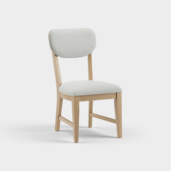 COLAMY PURA Solid Wood Dining Chair with OEKO-TEX® Fabric