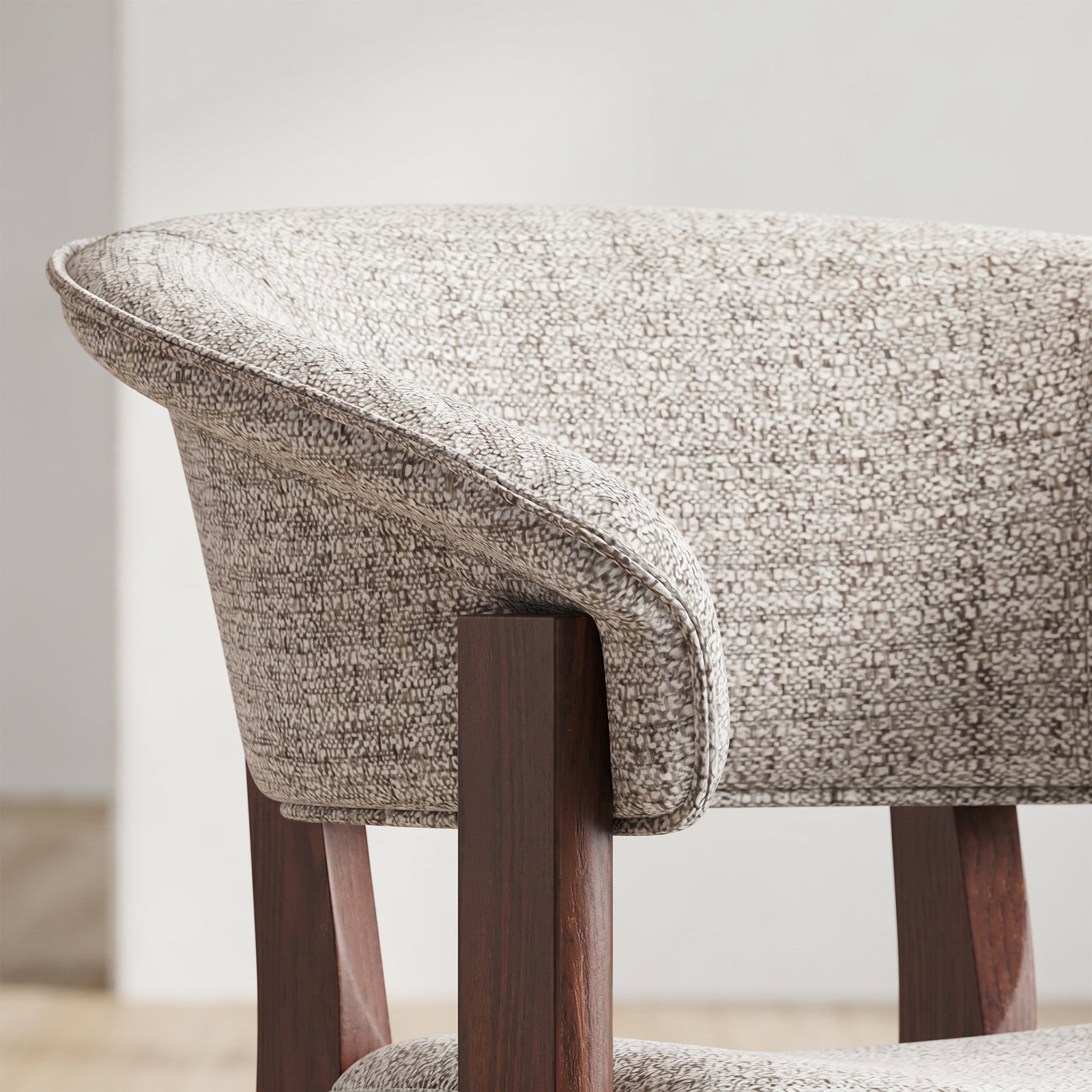 COLAMY NOYA Luxe Modern Upholstered Dining Chair