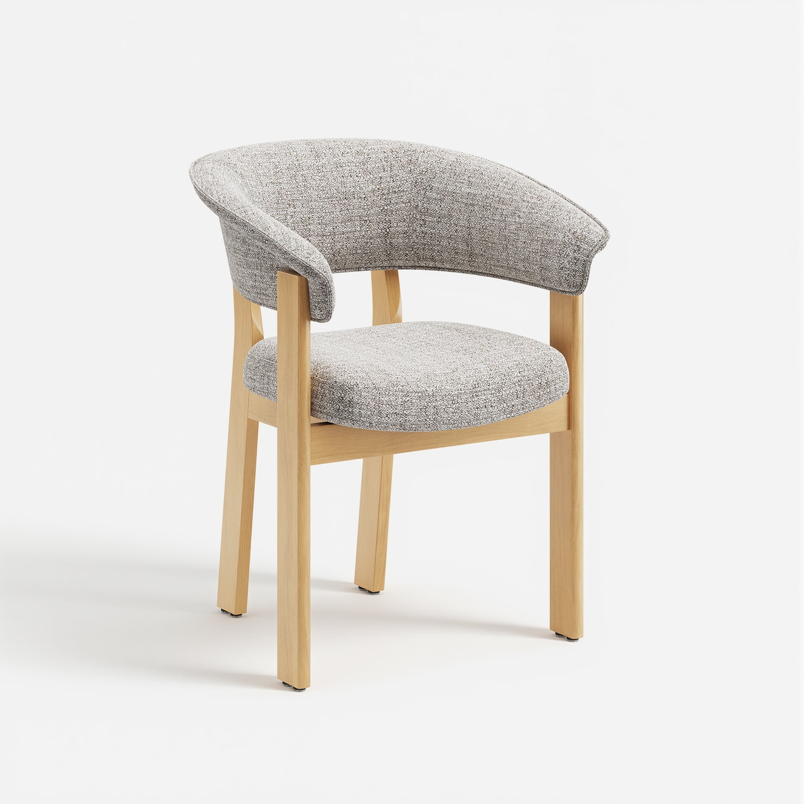 COLAMY NOYA Luxe Modern Upholstered Dining Chair