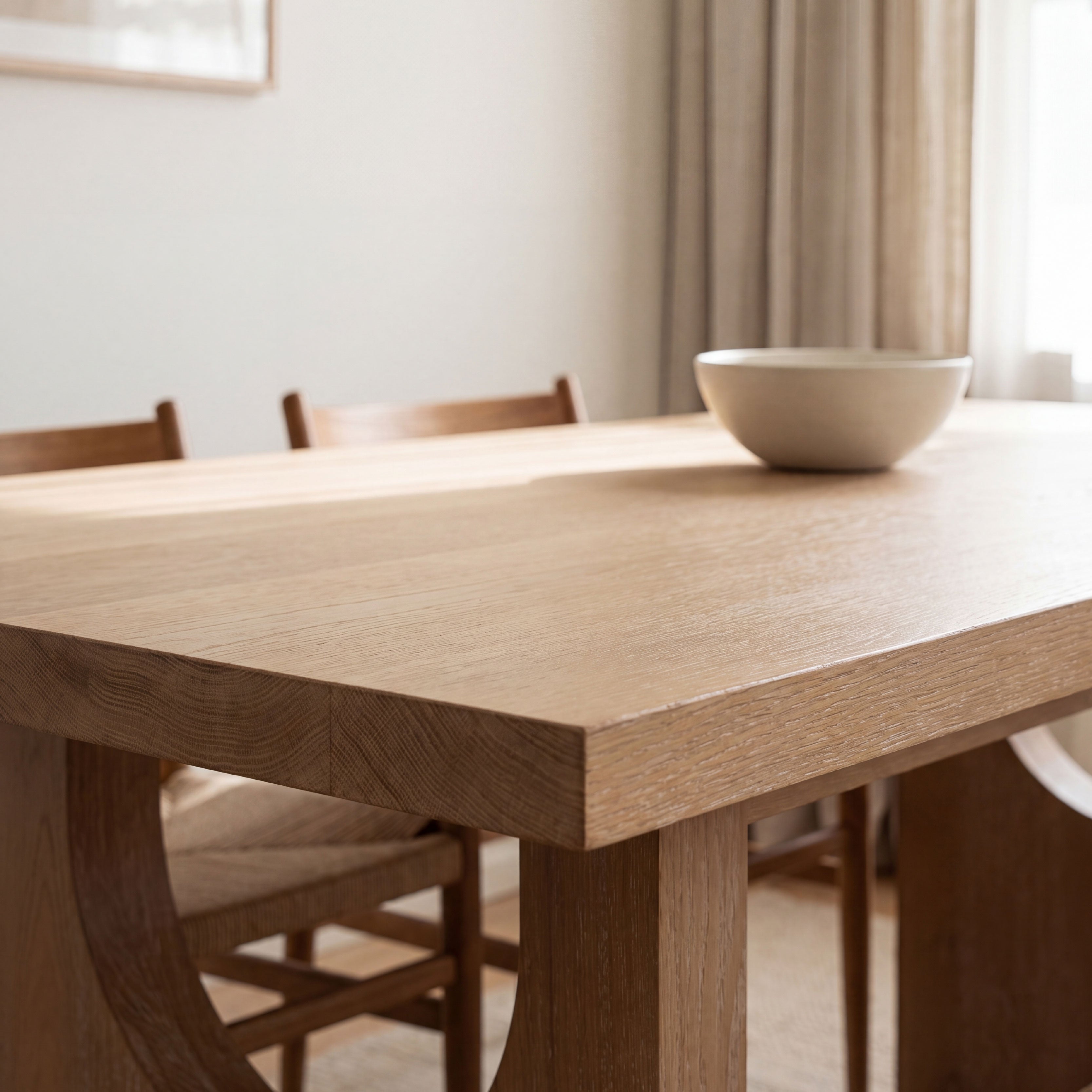 COLAMY HALO 72" Modern Wood Dining Table