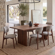 COLAMY HALO 63" Dining Table with HALO Prime Dining Chairs Set for 4-6