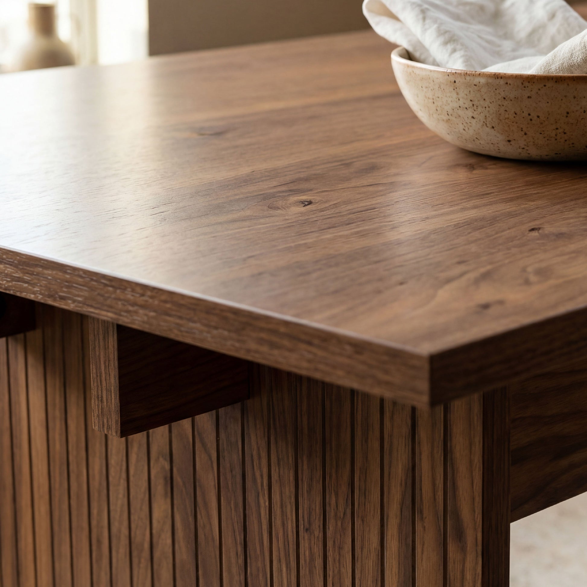 COLAMY HALO dining table spacious tabletop for everyday family dining