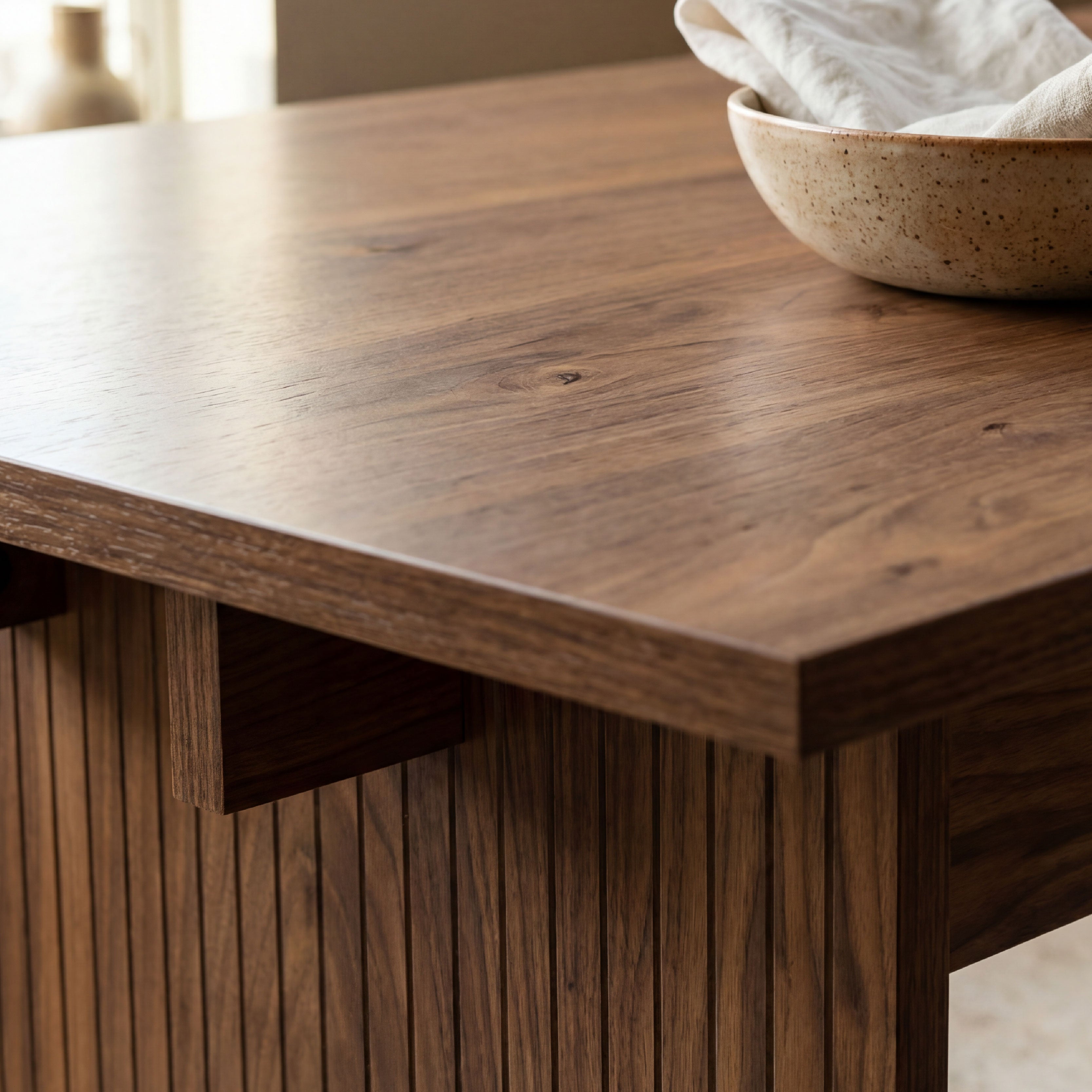 COLAMY HALO dining table spacious tabletop for everyday family dining