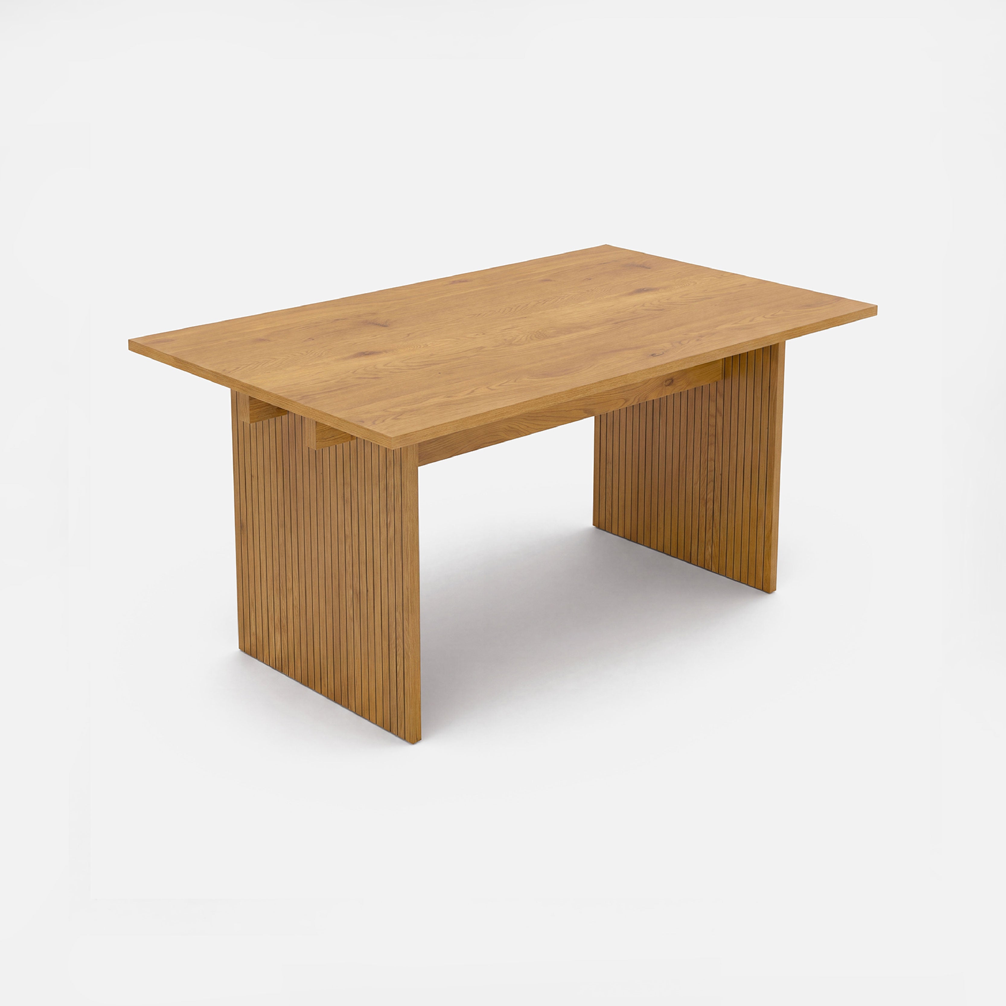 COLAMY HALO 63“ Modern Farmhouse Dining Table
