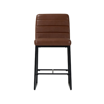 COLAMY PU Leather Kitchen Island Chair