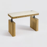 COLAMY VERSE Modern Fluted Electric Adjustable Standing Desk with Storage