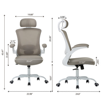 COLAMY Ergonomic Mesh Office Chair with Lumbar Support Model.9050