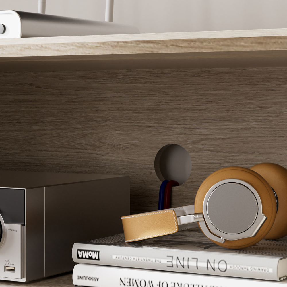 COLAMY TV Stand with Storage