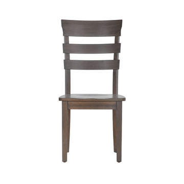 COLAMY Lattice Back Dining Chair with Slat Design