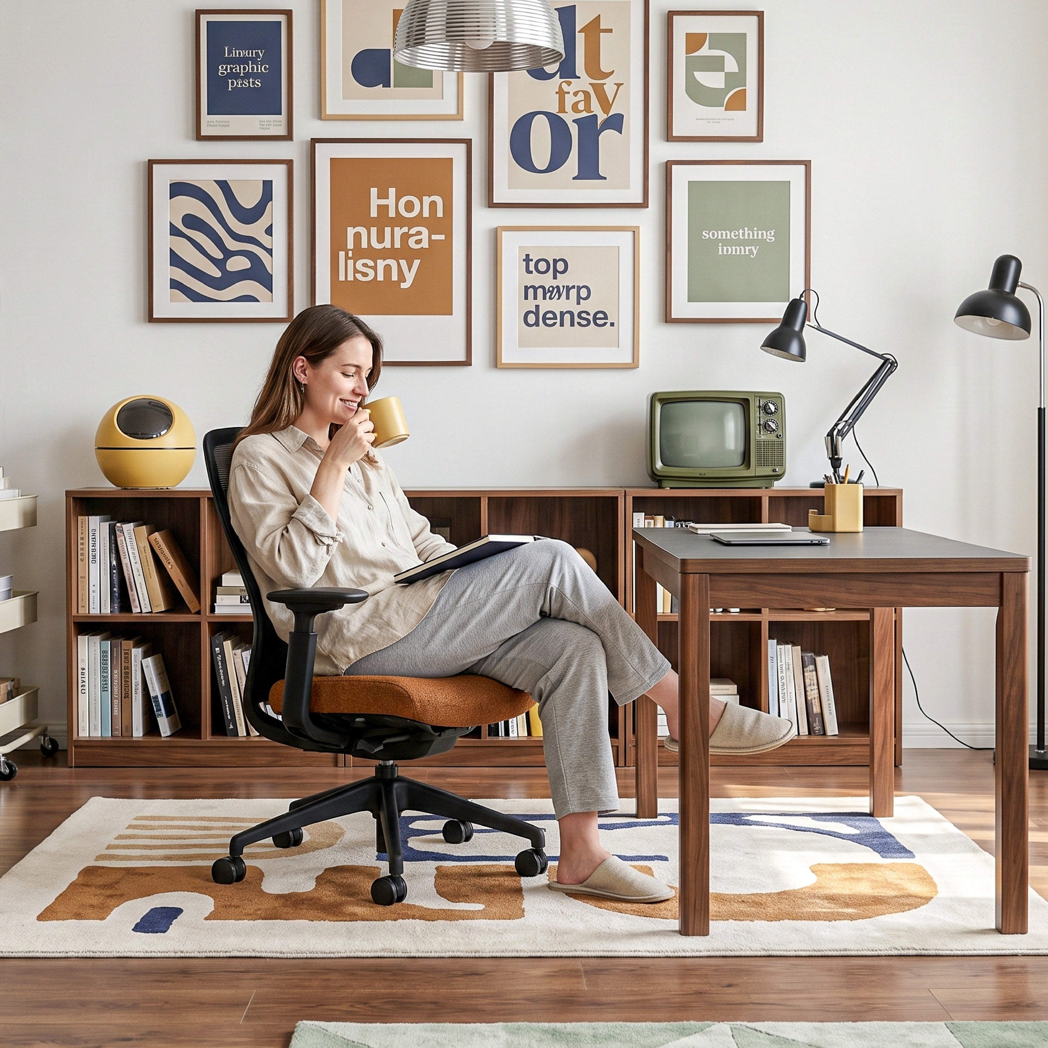 COLAMY AETHER Ergonomic Middle Back Mesh Office Chair