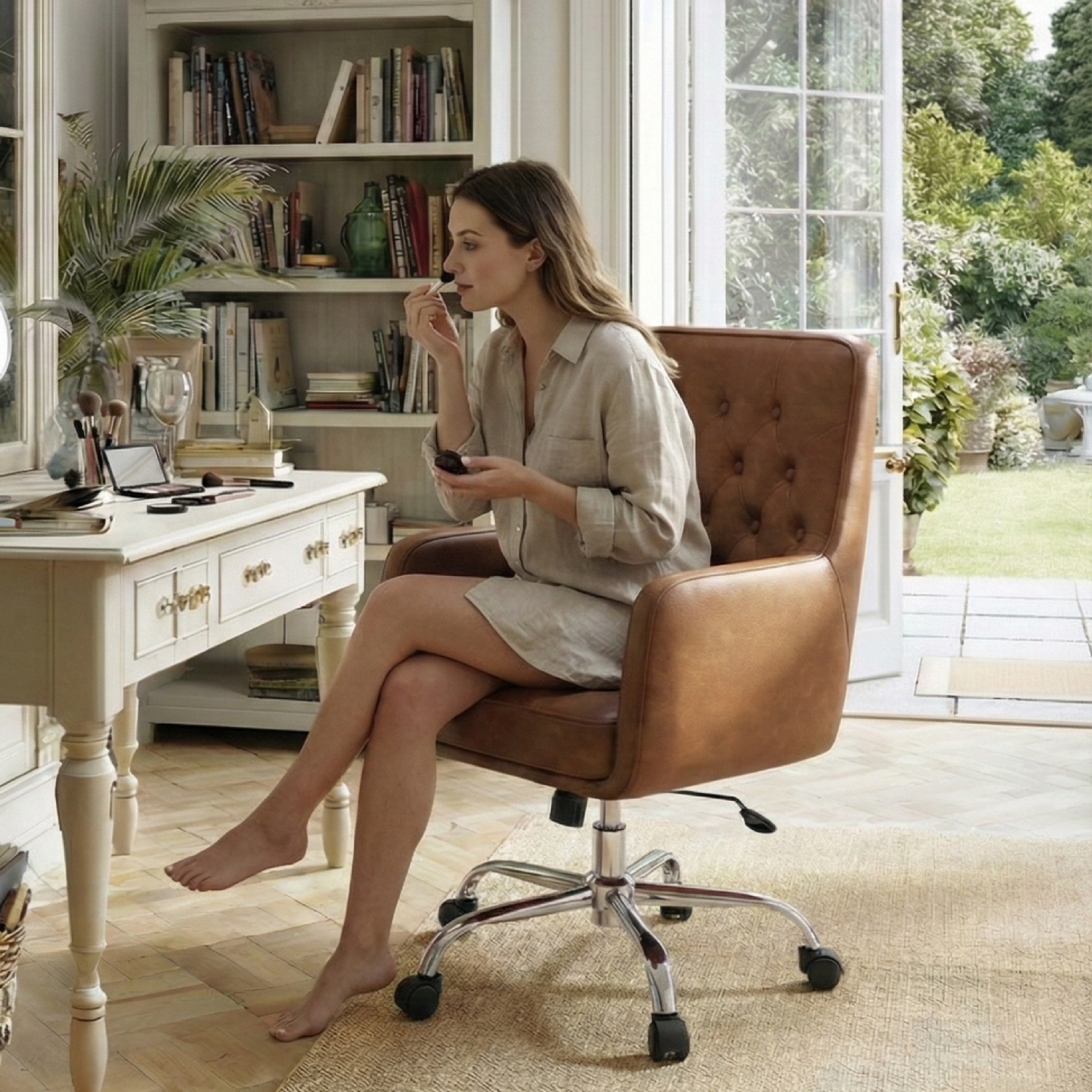 Colamy VERSO Multi-Scenario Swivel Chair with Tufted Back