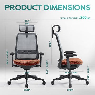 COLAMY UFOU Ergonomic Office Chair