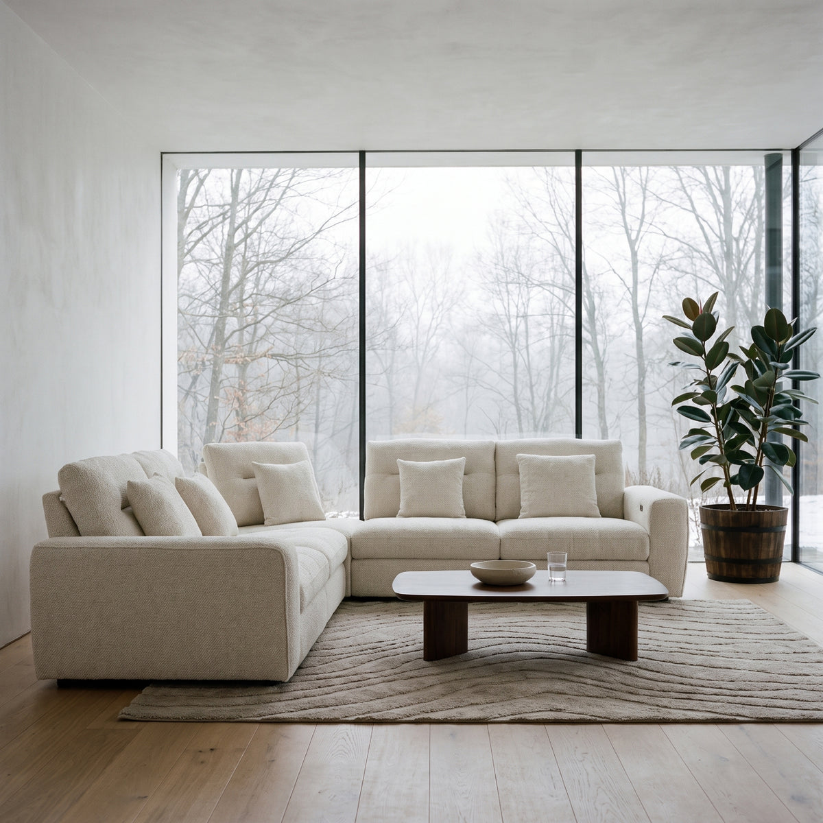 COLAMY AURA 5-Seat Modular Power Reclining Sofa