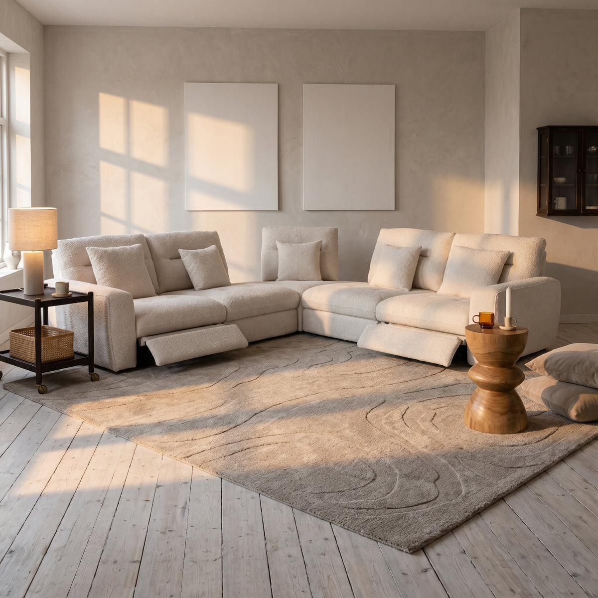 COLAMY AURA 5-Seat Modular Power Reclining Sofa