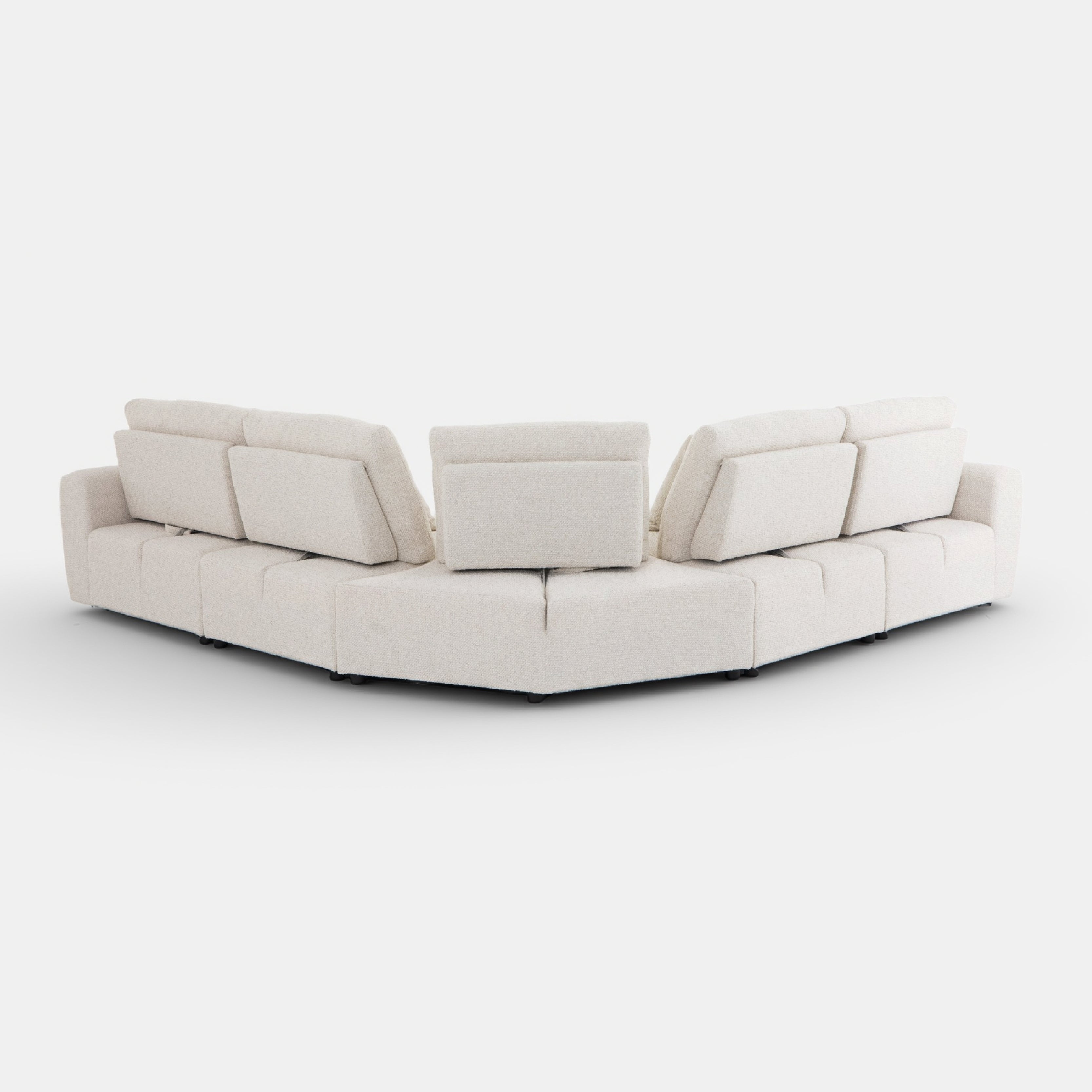 COLAMY AURA 5-Seat Modular Power Reclining Sofa
