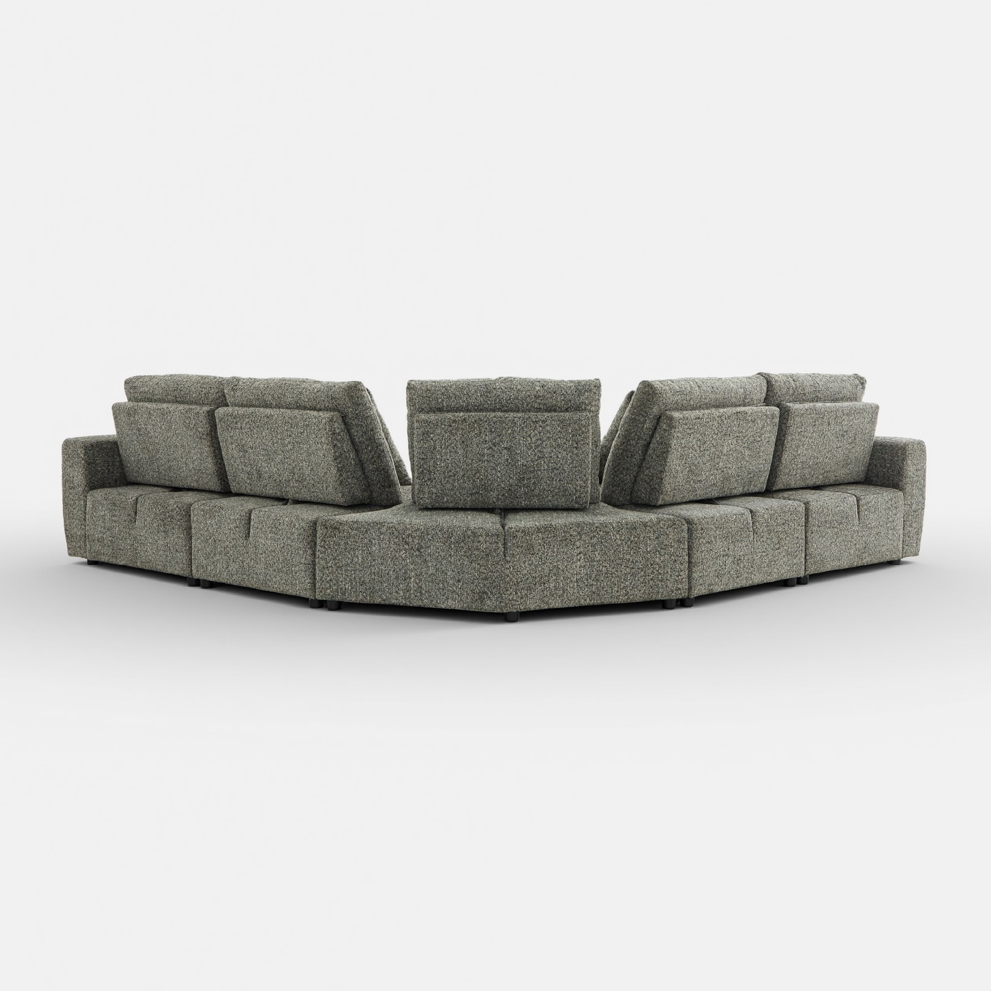 COLAMY AURA 5-Seat Modular Power Reclining Sofa