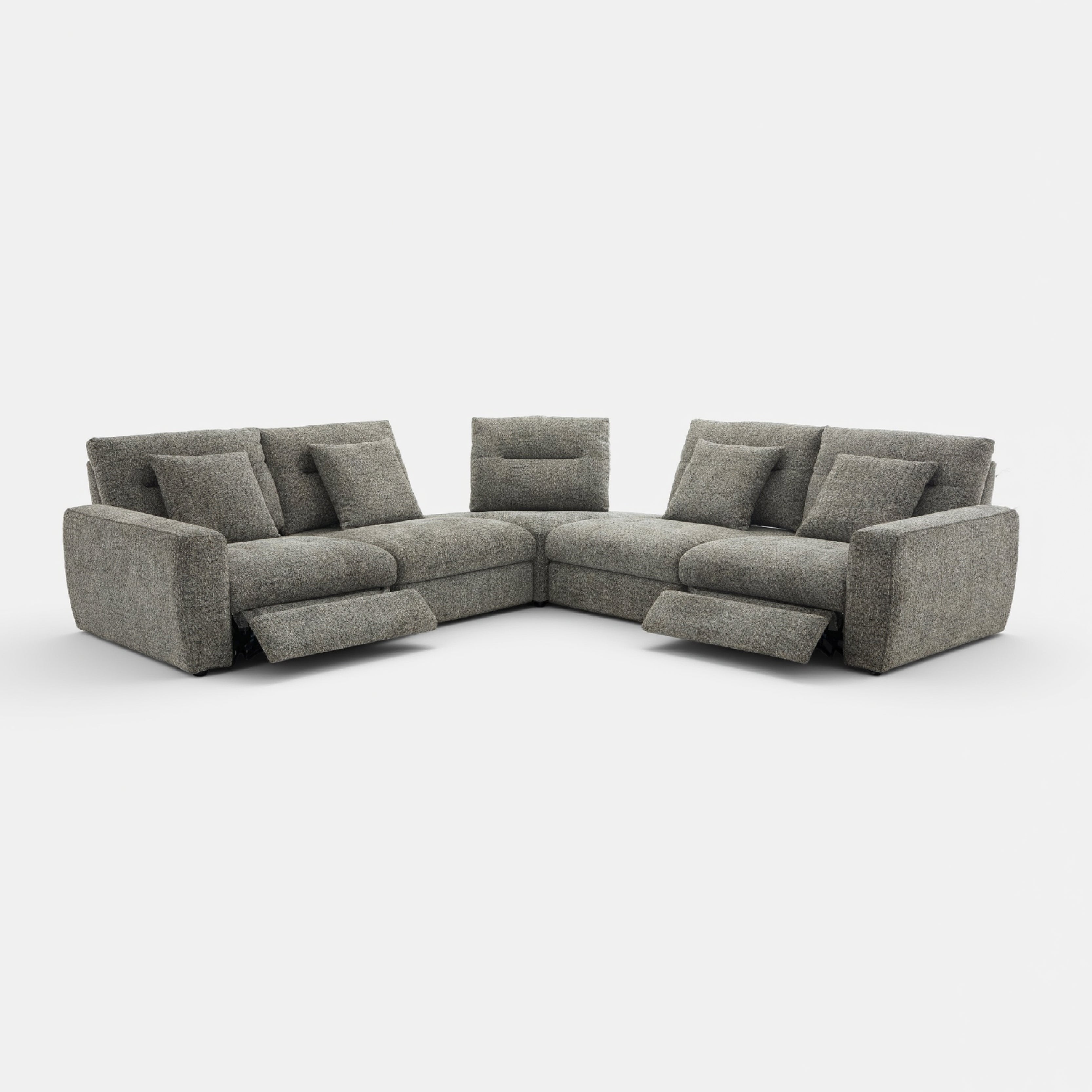 COLAMY AURA 5-Seat Modular Power Reclining Sofa
