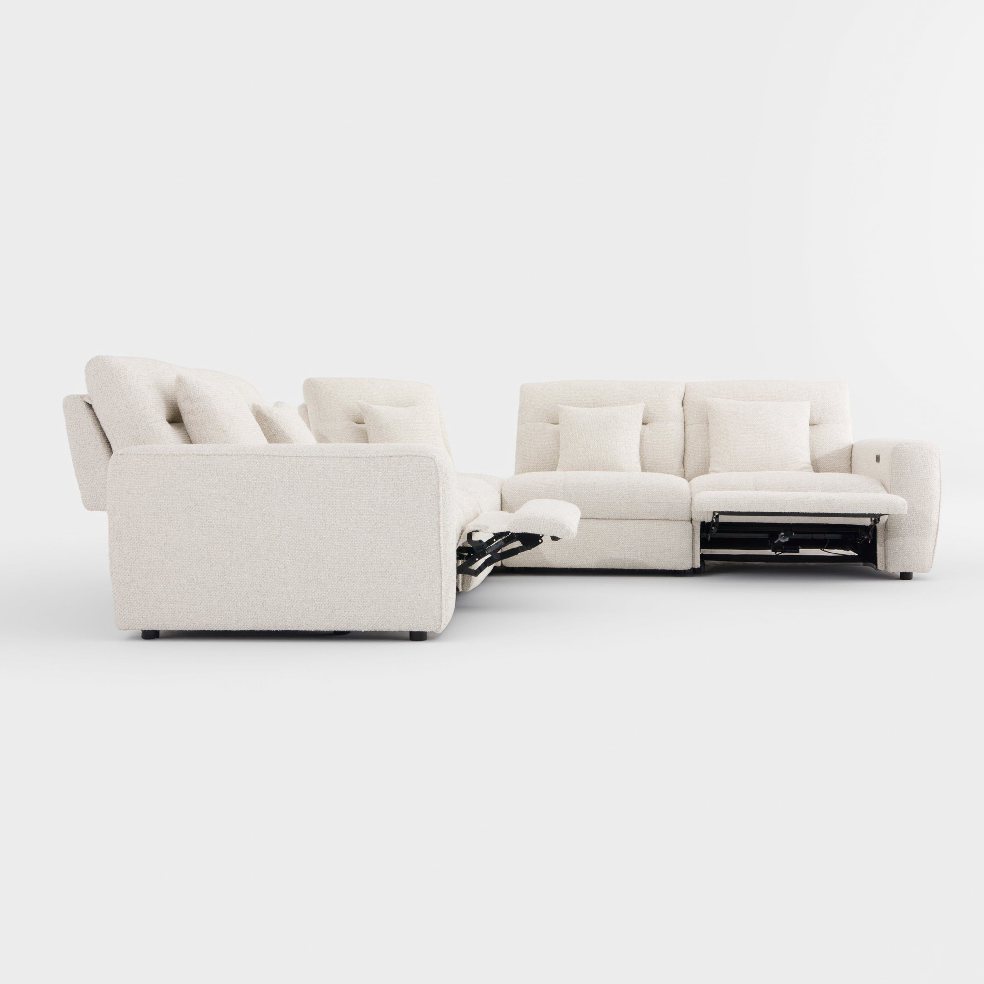 COLAMY AURA 5-Seat Modular Power Reclining Sofa