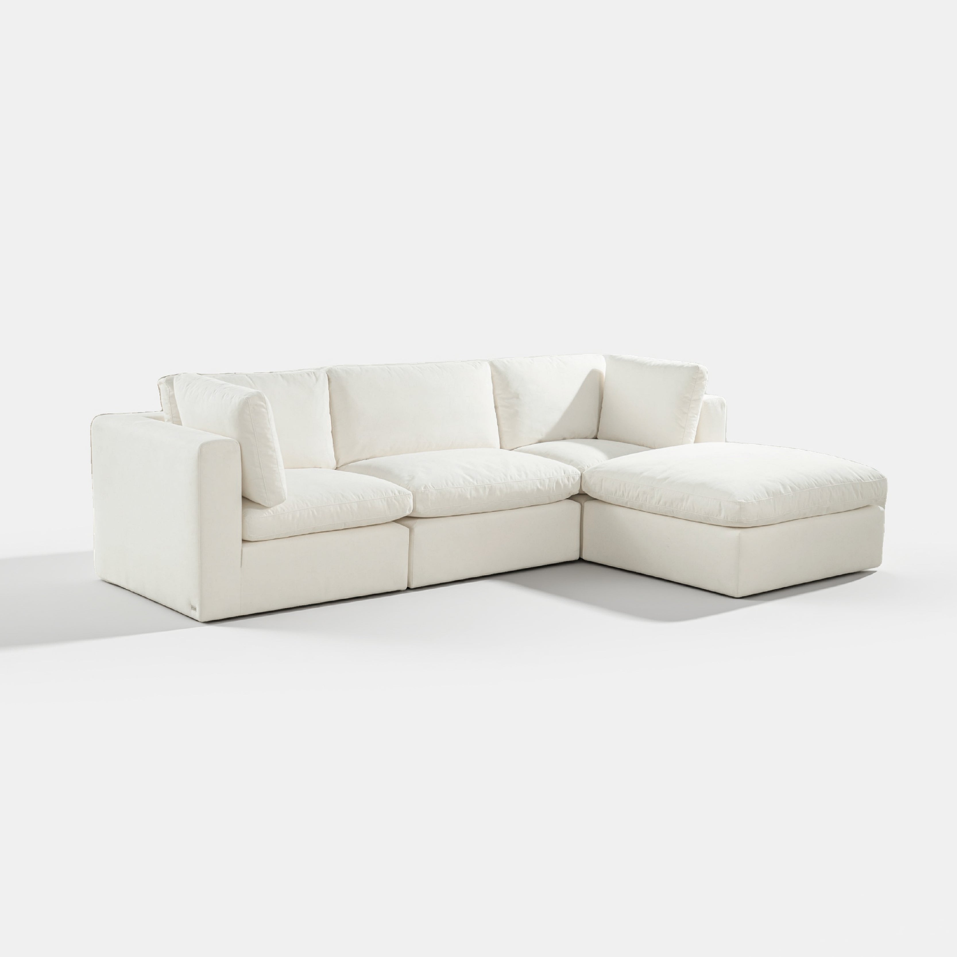 COLAMY AURA Soft Modern Living Cloud-Like Modular Sectional Sofa