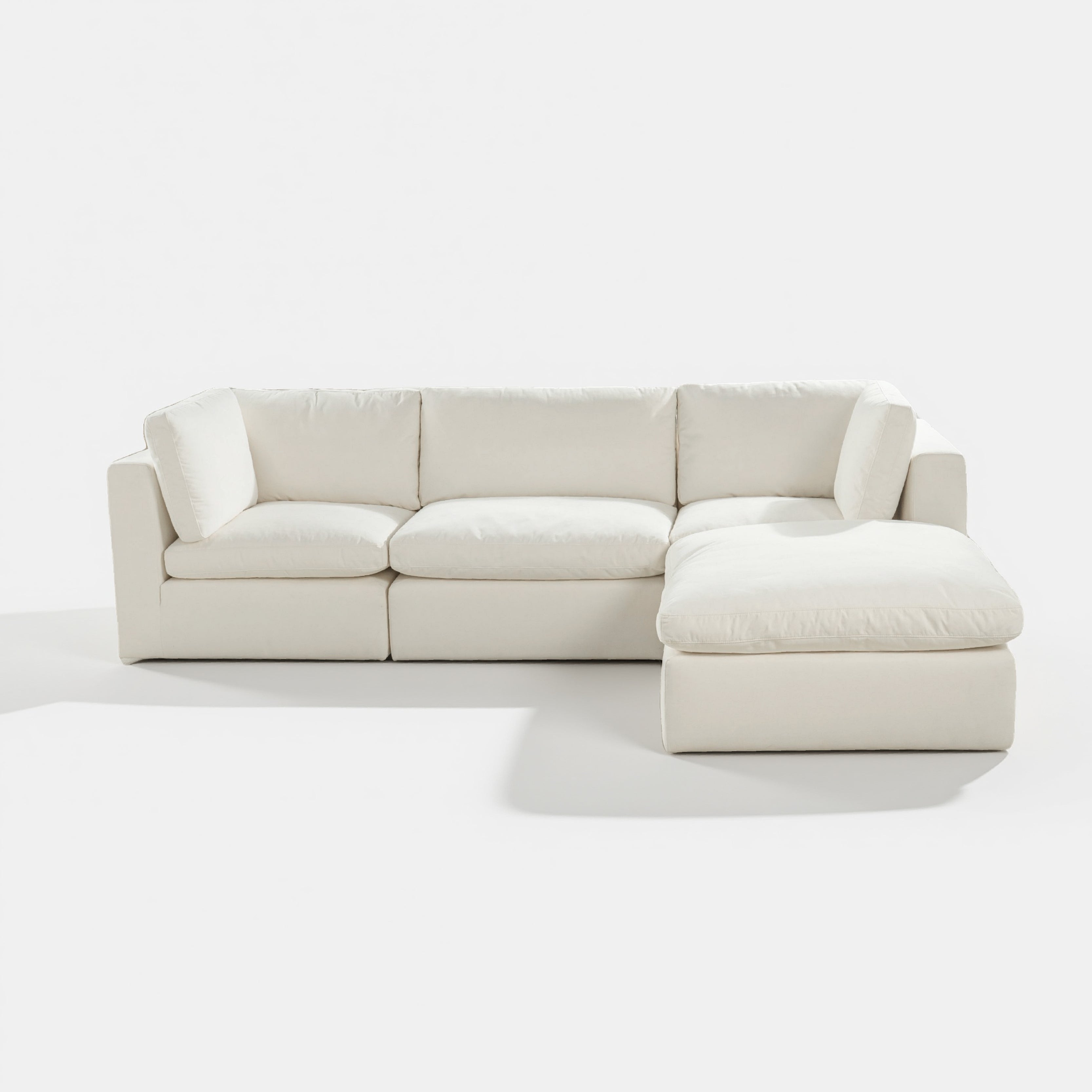 COLAMY AURA Soft Modern Living Cloud-Like Modular Sectional Sofa