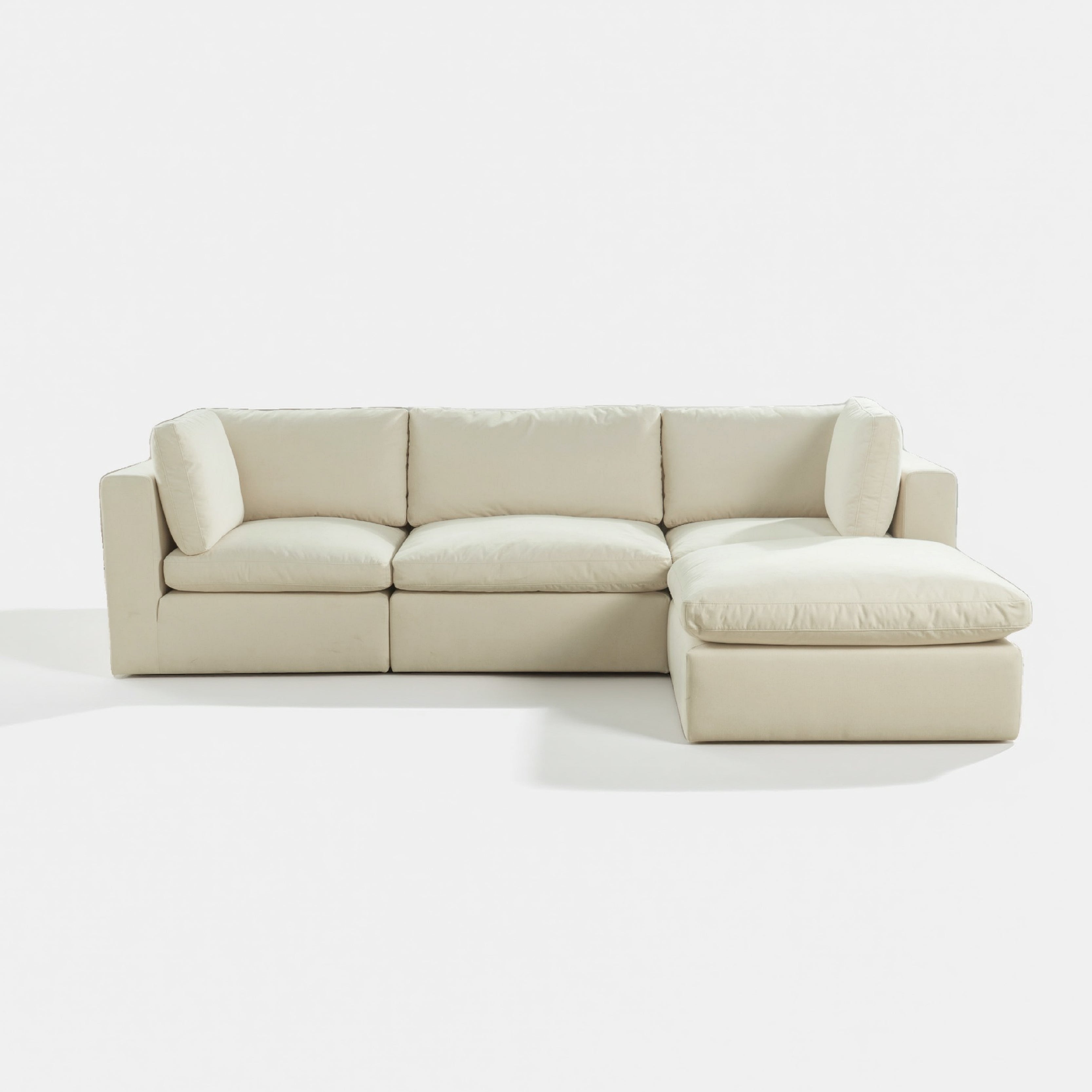 COLAMY AURA Soft Modern Living Cloud-Like Modular Sectional Sofa