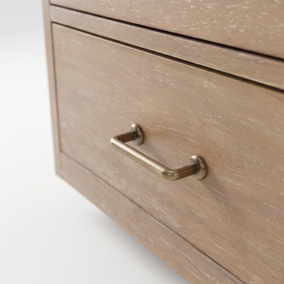 COLAMY HUSH Mid-Century 7 Drawer Double Dresser for Bedroom