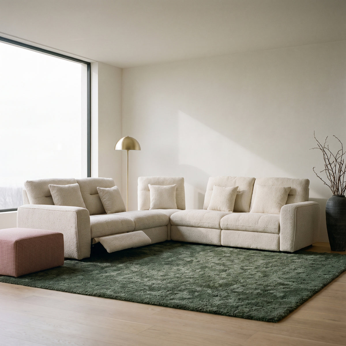 COLAMY AURA 5-Seat Modular Power Reclining Sofa