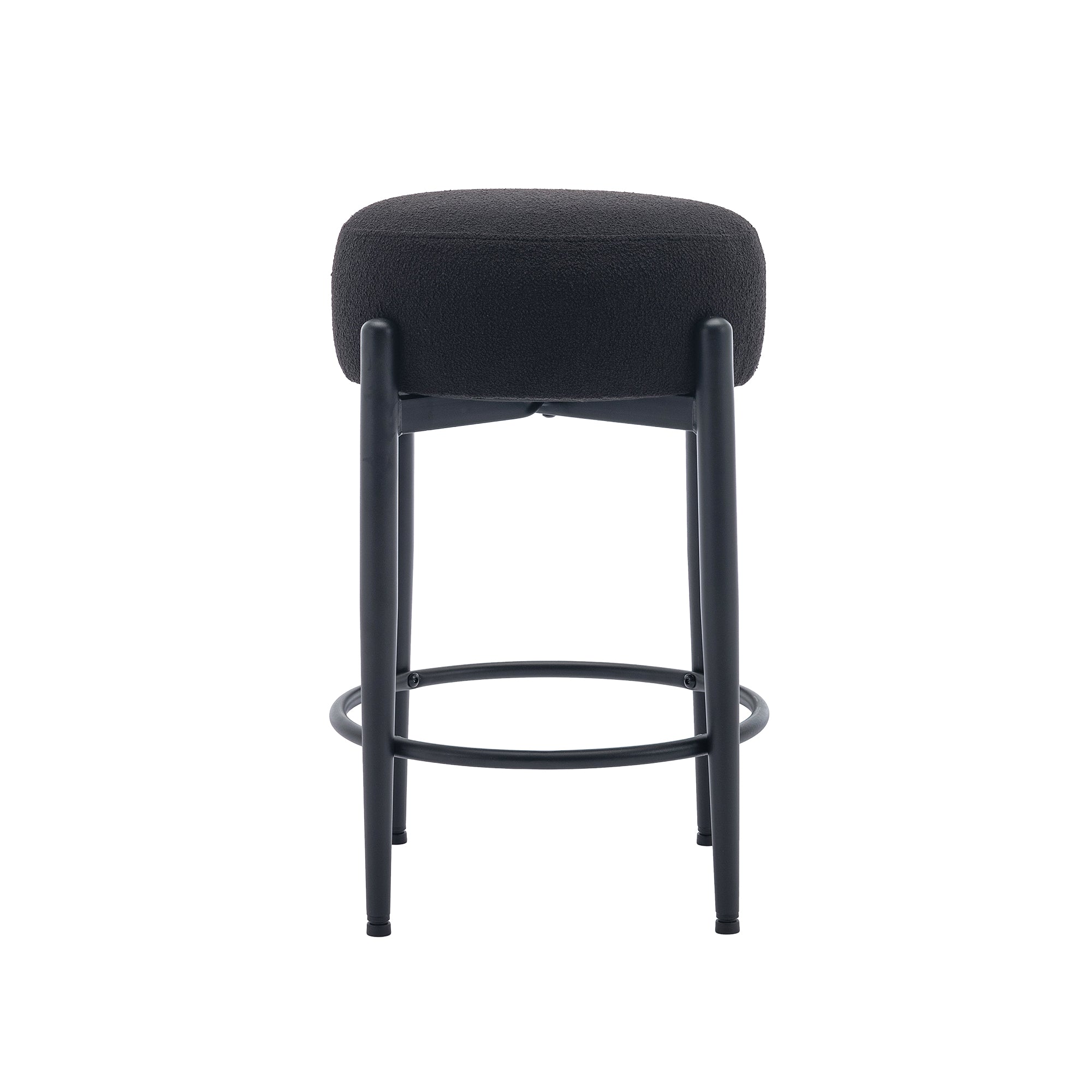 COLAMY Round Backless Seat Bar Stool