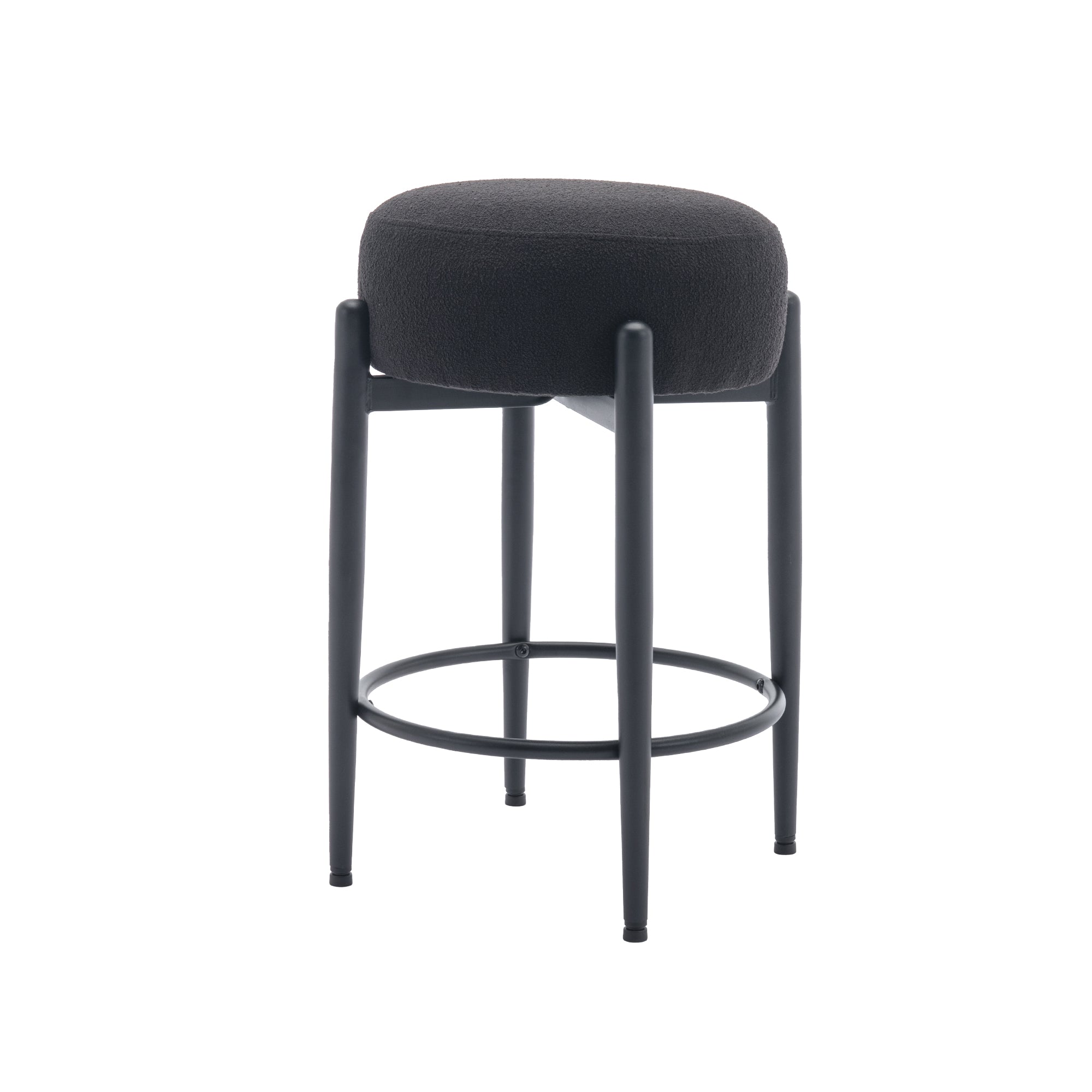 COLAMY Round Backless Seat Bar Stool